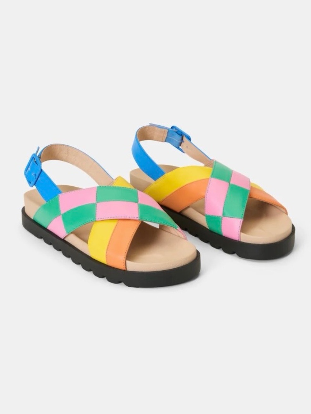 Gorman Colorful Strappy Sandals